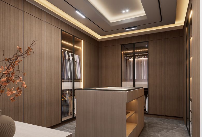 Какие материалы выбрать для корпуса и фасадов гардеробной на заказ